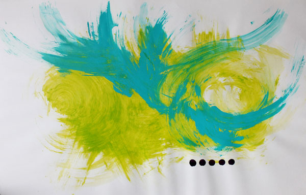 Turquoise Abstract Miro